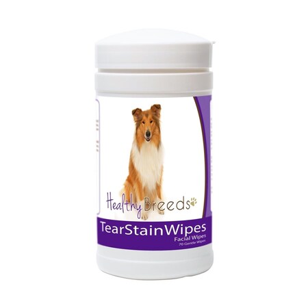 Healthy Breeds Collie Tear Stain Wipes 840235152859